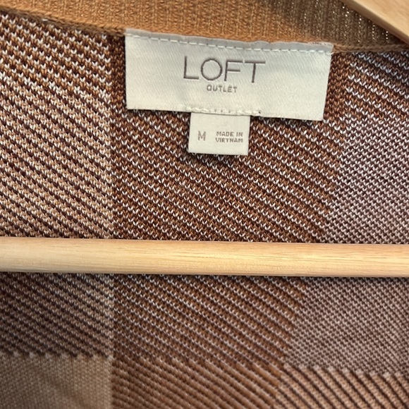 Loft 3/4 Sleeve Open Front Cardigan - Picture 3 of 5